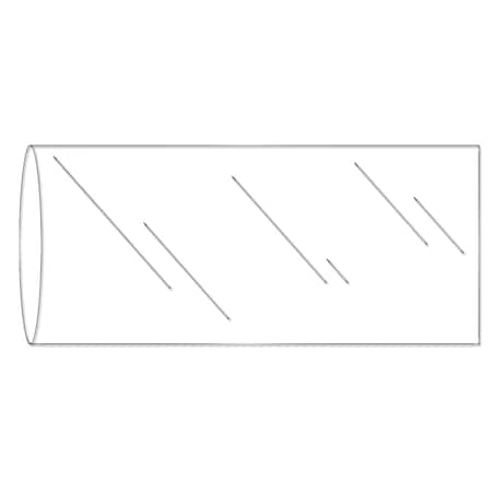 Car Dealer Depot License Plate Poly Bag - 6-3/8" X 15" Pk 835